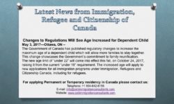 Age Increased for Dependent Child